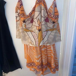 River Island Womens Orange Cover-ups
